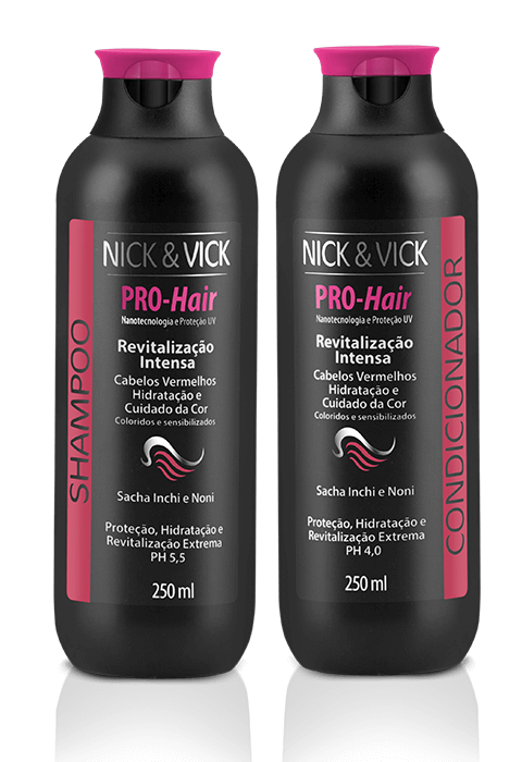 Nickvick Revitalização intensa cabelos vermelhos